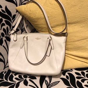 Off white Coach purse